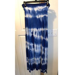 Tie-dye maxi skirt